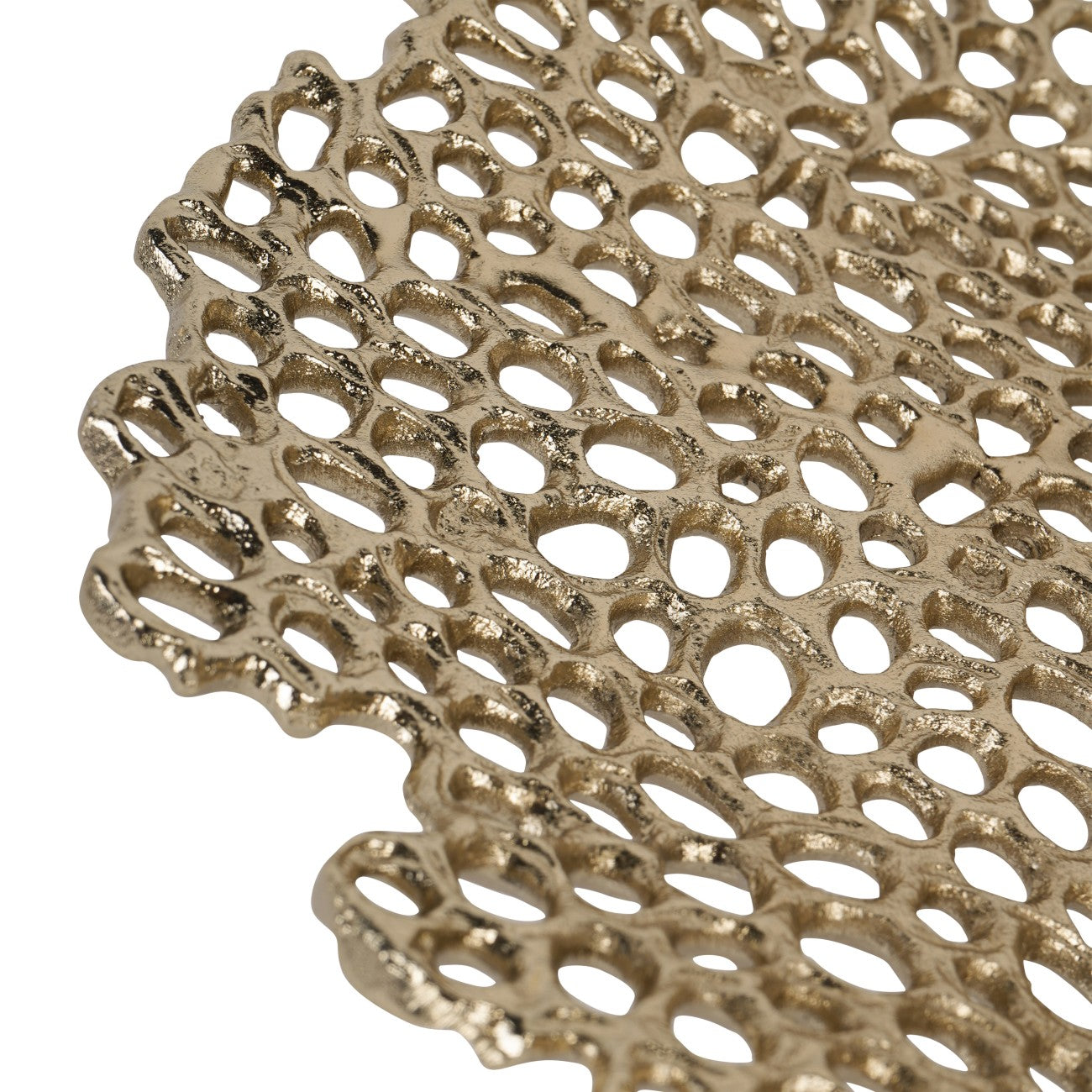 Miel Gold Cast Aluminium Platter